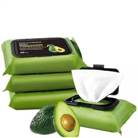 Avocado Makeup Remover Wipes (80 Pcs) – Soothing & Hydrating Face Cleanser