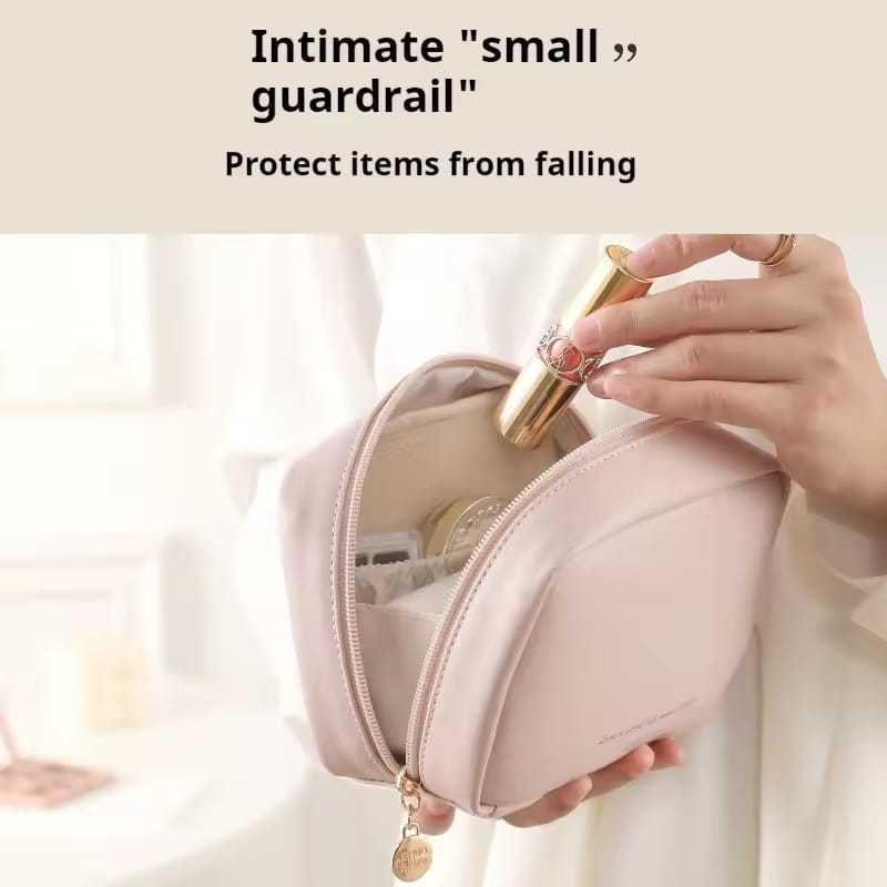 Large Travel Makeup Bag – Waterproof Pu Leather Cosmetic Organizer