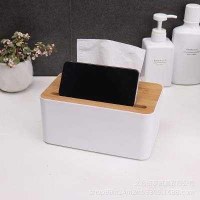 Wooden Tissue Box Cover – Rectangular Handcrafted Facial Tissue Holder