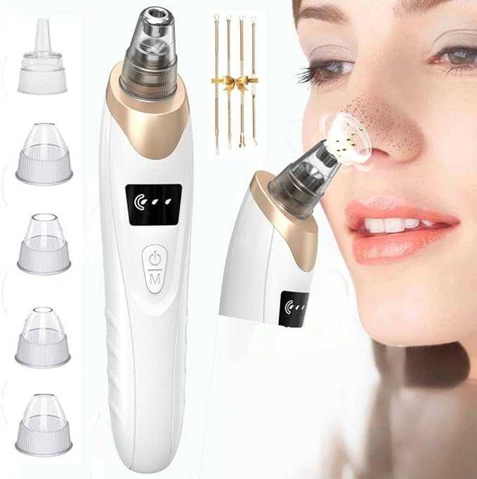 Electric Blackhead Remover Vacuum – Professional Pore Cleaner & Acne Needle Kit