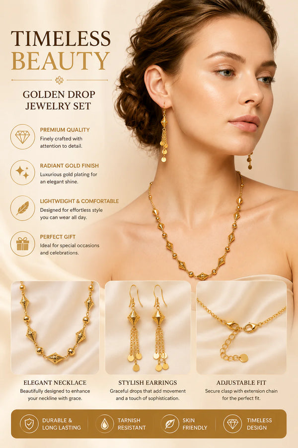 Elegant Bead Necklace Set