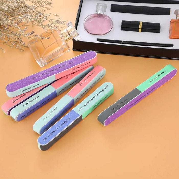Nail File And Buffers For Women Girls, Natural Emery Boards