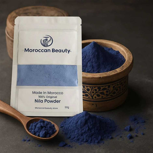 Pure Moroccan Nila Blue Powder – 100% Natural Skin Brightening Treatment