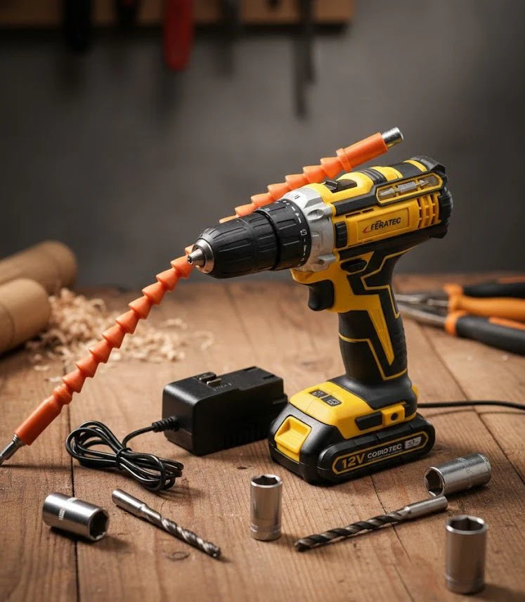 Cordless Rechargeable Drill Machine  ( Complete 36-Piece Tool Kit )